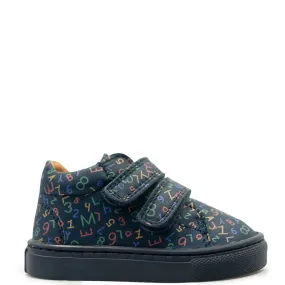 Atlanta Mocassin Navy Letters Baby Sneaker