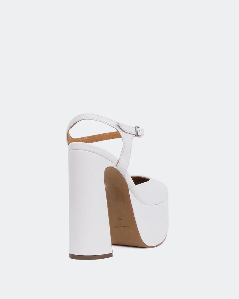 Azria White Leather