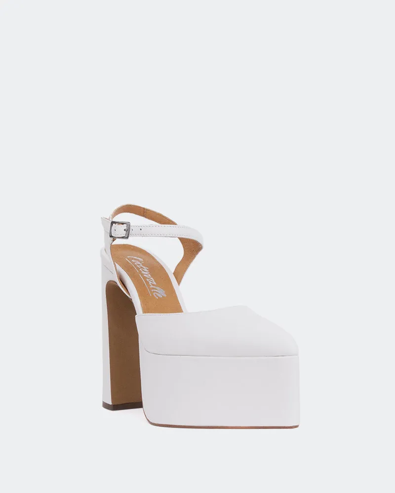 Azria White Leather