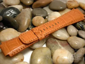 Capolavoro Honey Brown Alligator Leather Strap For Audemars Piguet Royal Oak Offshore T3