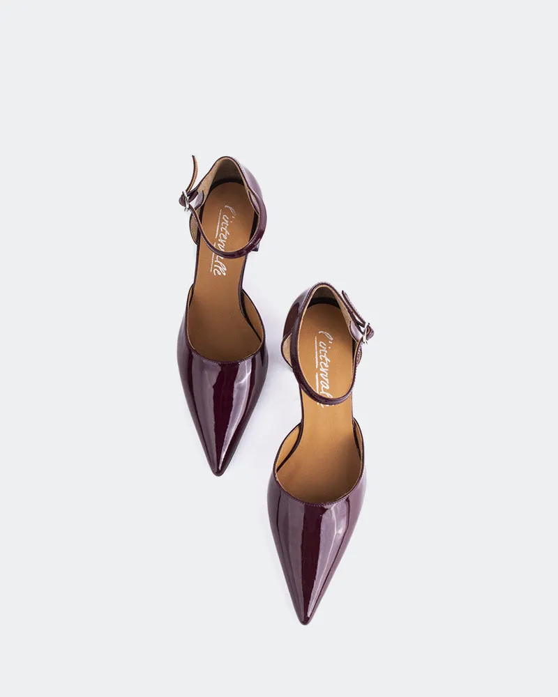 Catriona Burgundy Patent