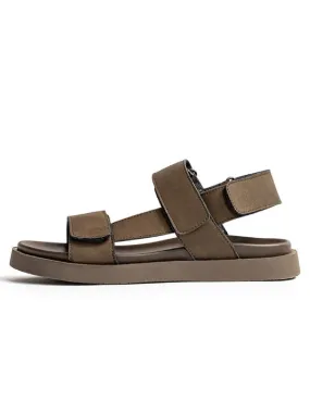 Cow Leather Velcro Sandals