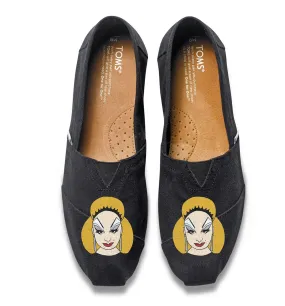 Divine Cartoon Head - Black TOMS Alpargata