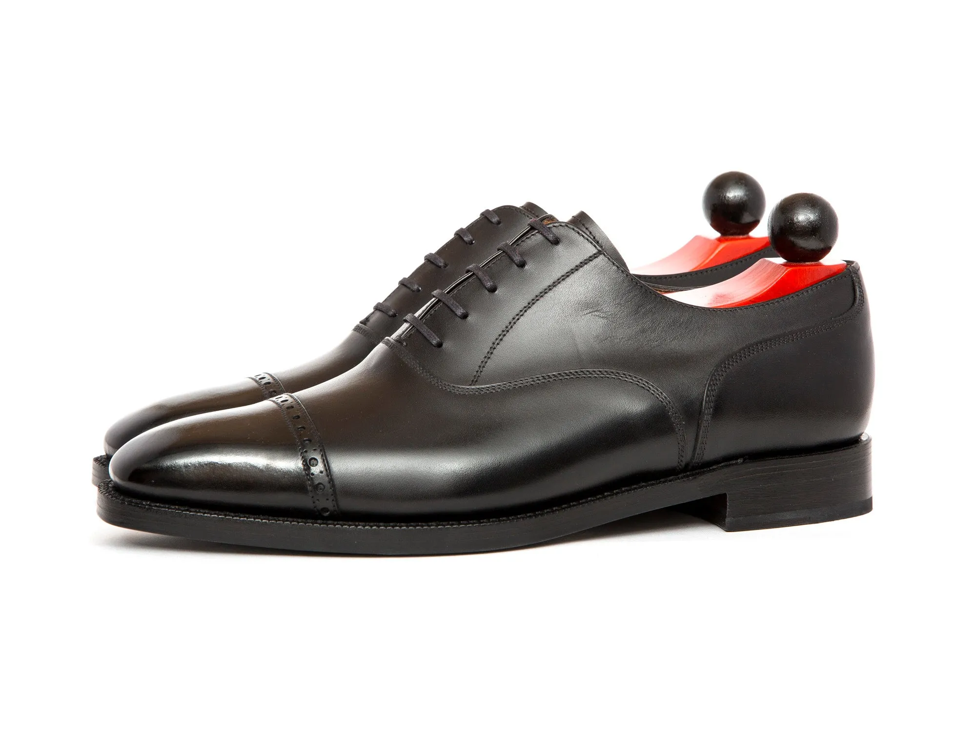 Dravus - MTO - Black Calf - MGF Last - Double Leather Sole