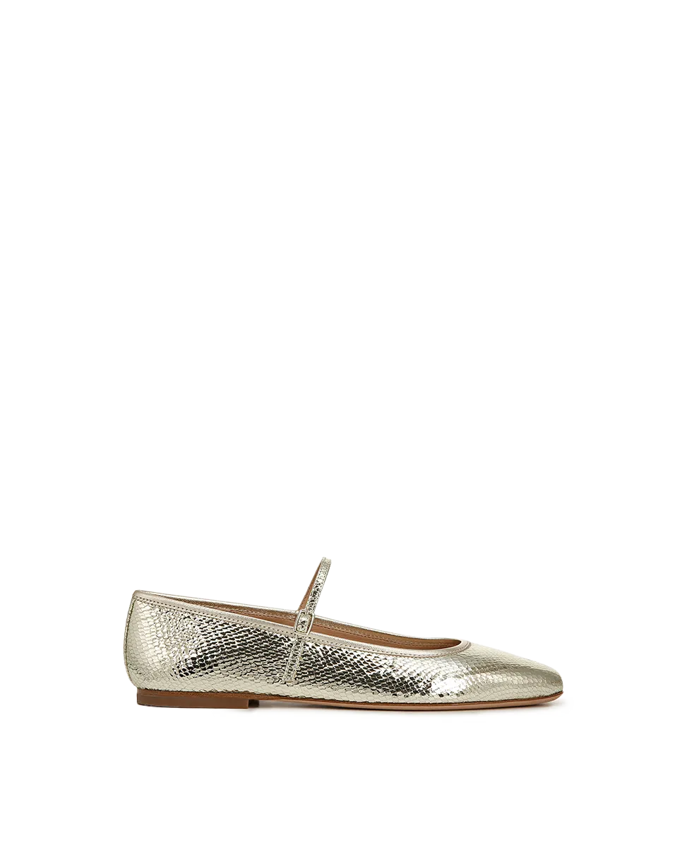 Ellie Metallic Flat