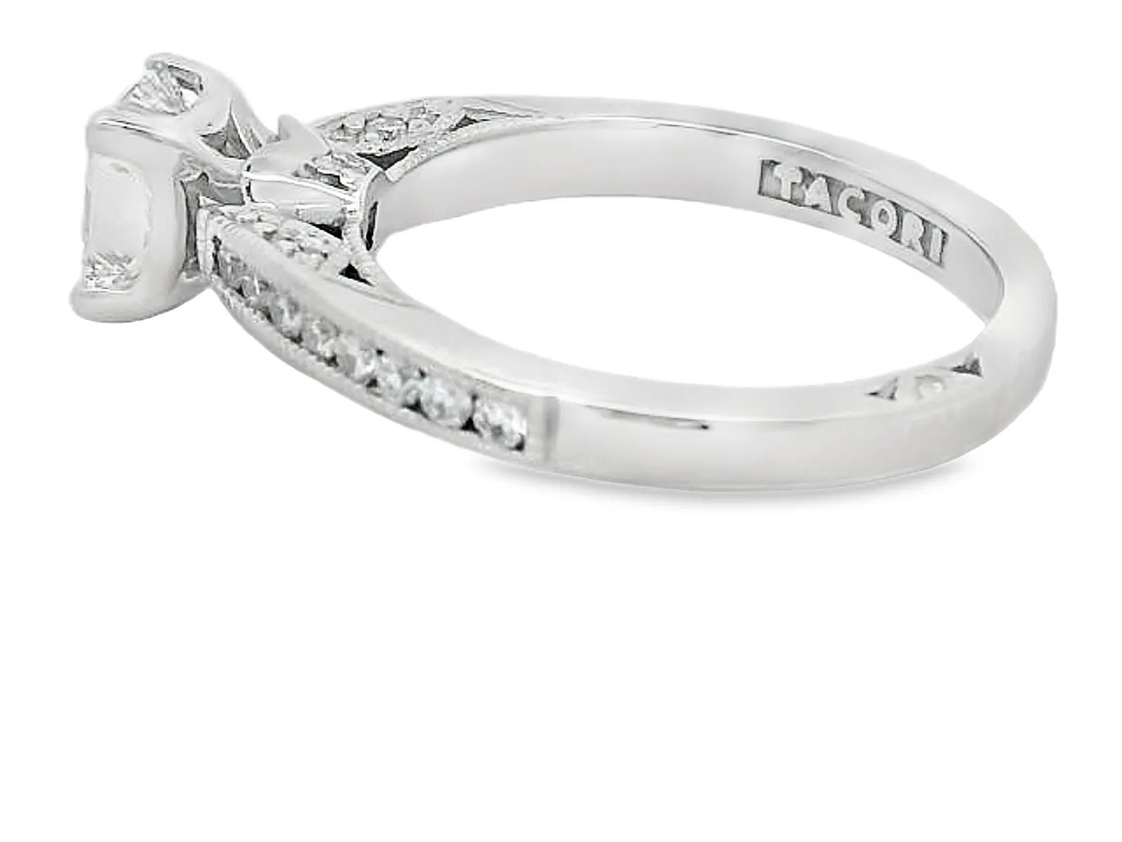 Estate Modern 18K Tacori Engagement Ring