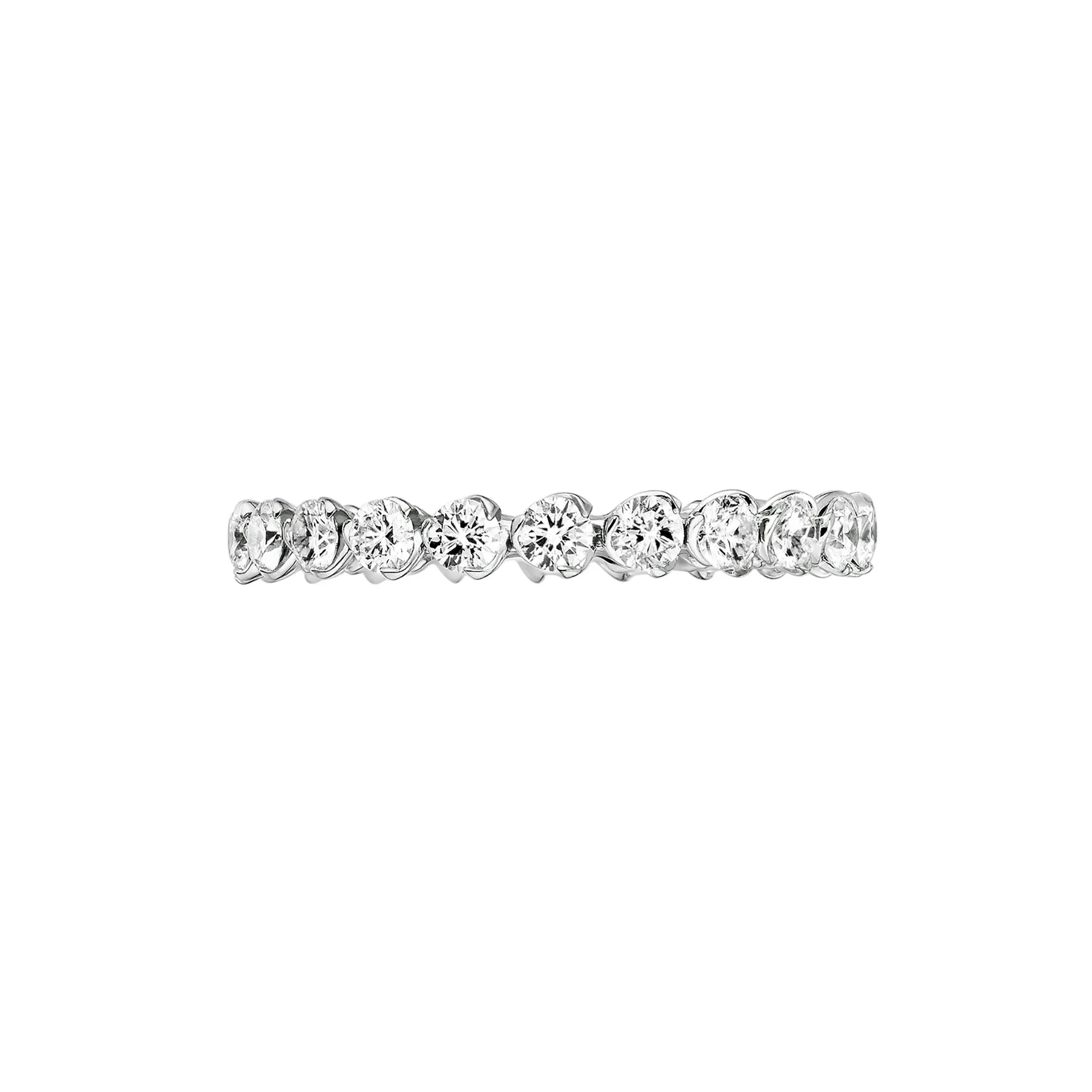 I Do - White Gold Diamond Wedding Band