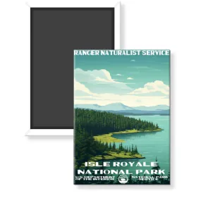 Isle Royale National Park WPA Magnet