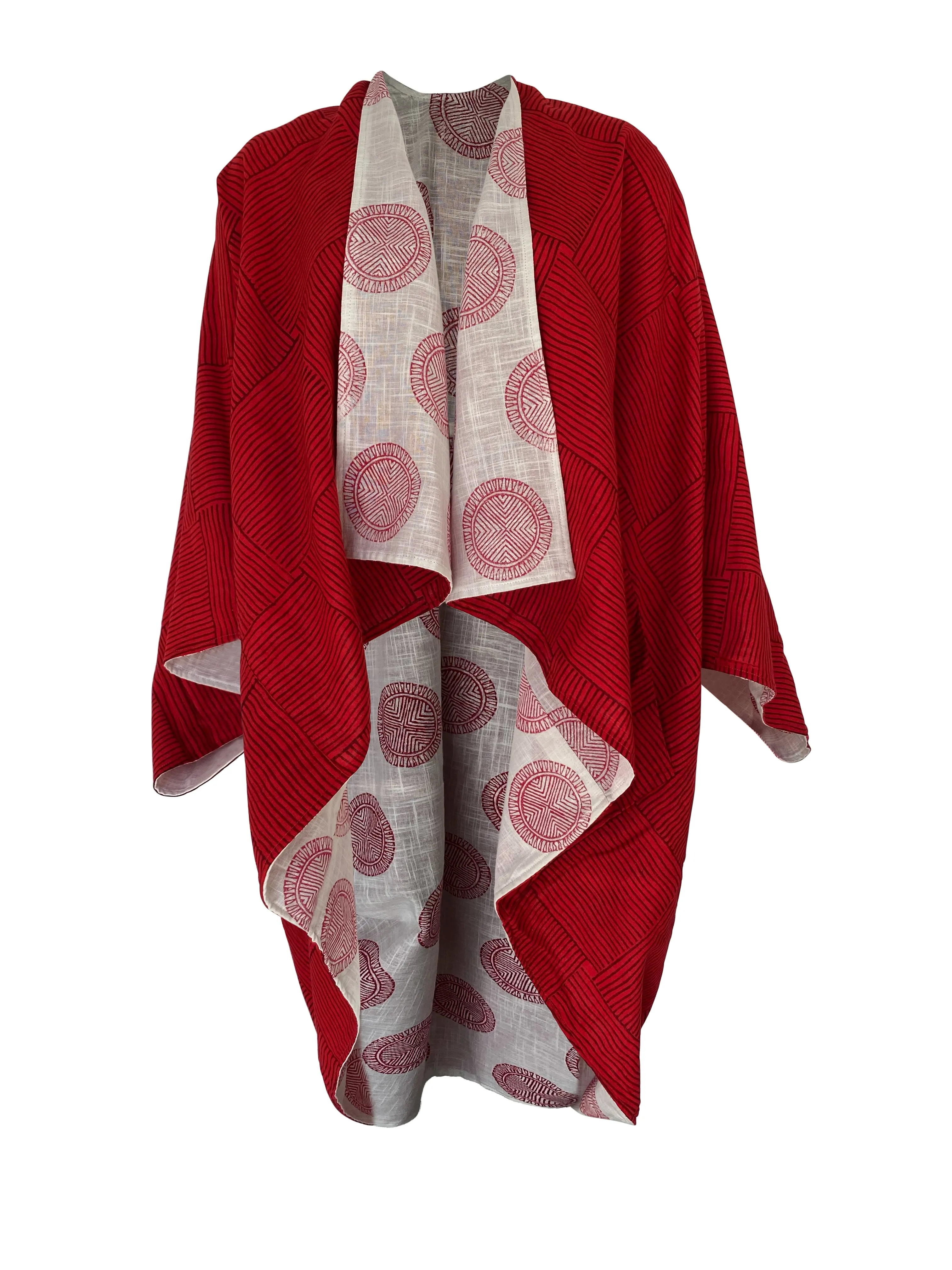 JIVA Cotton Kimono Fire