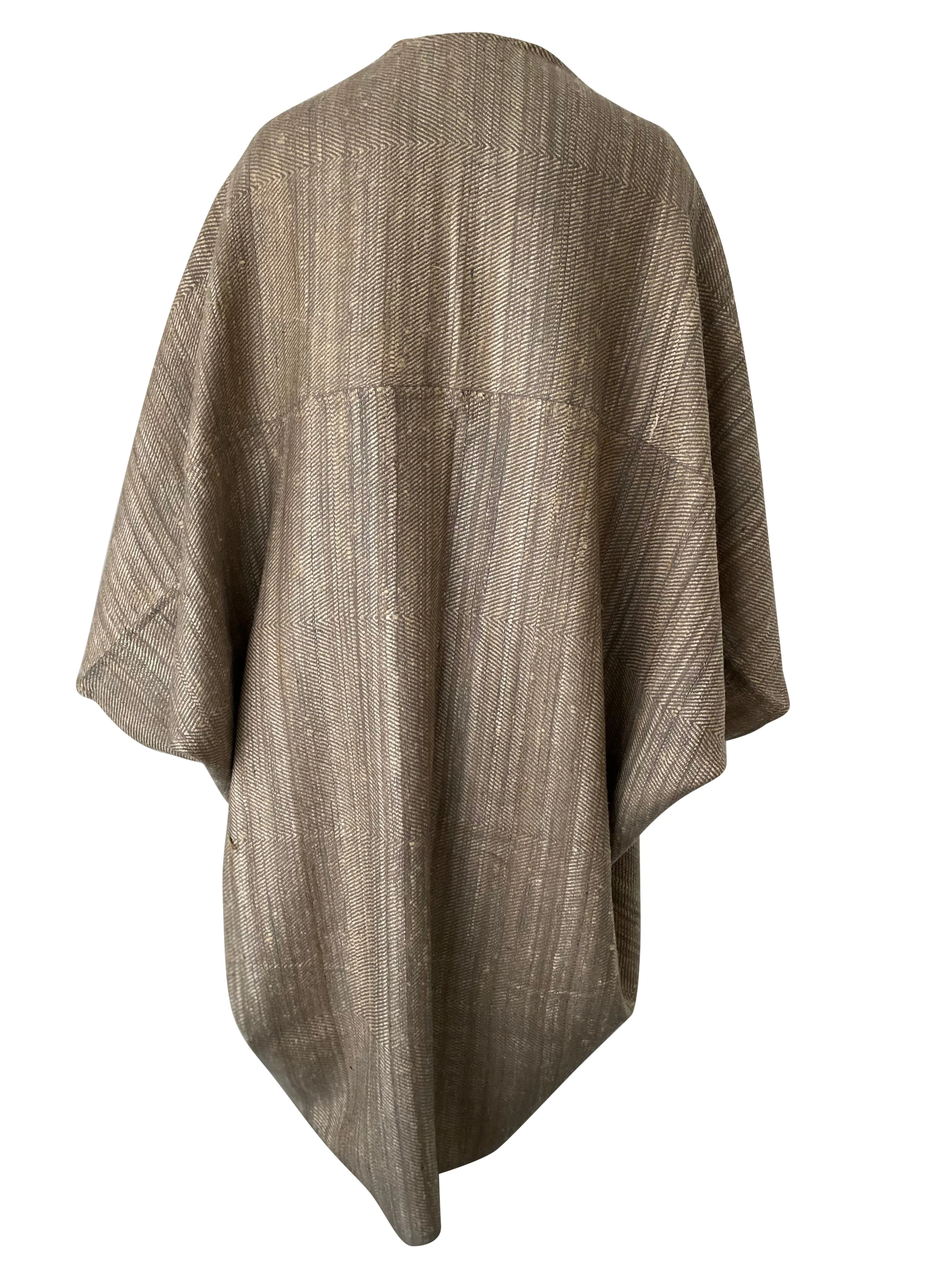 JIVA Wool Silk Kimono Earth