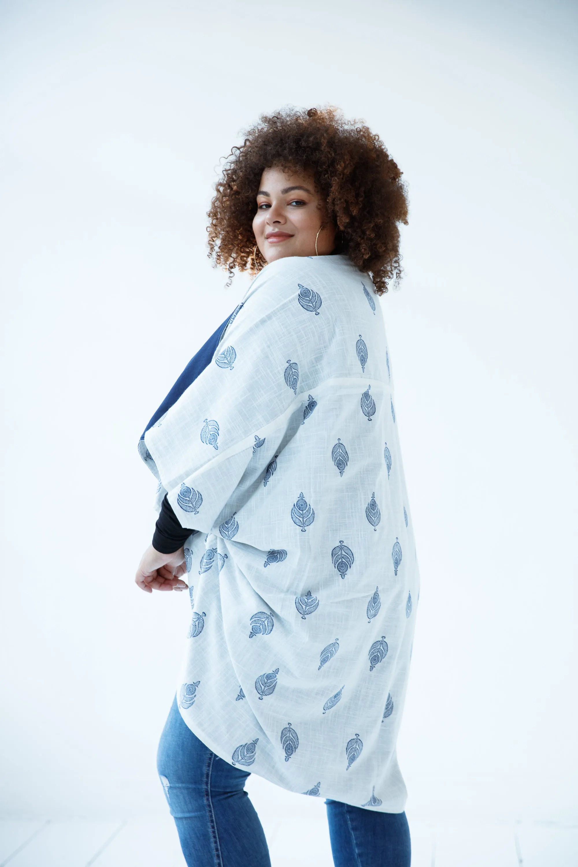 JULAHAS  Cotton Kimono Air