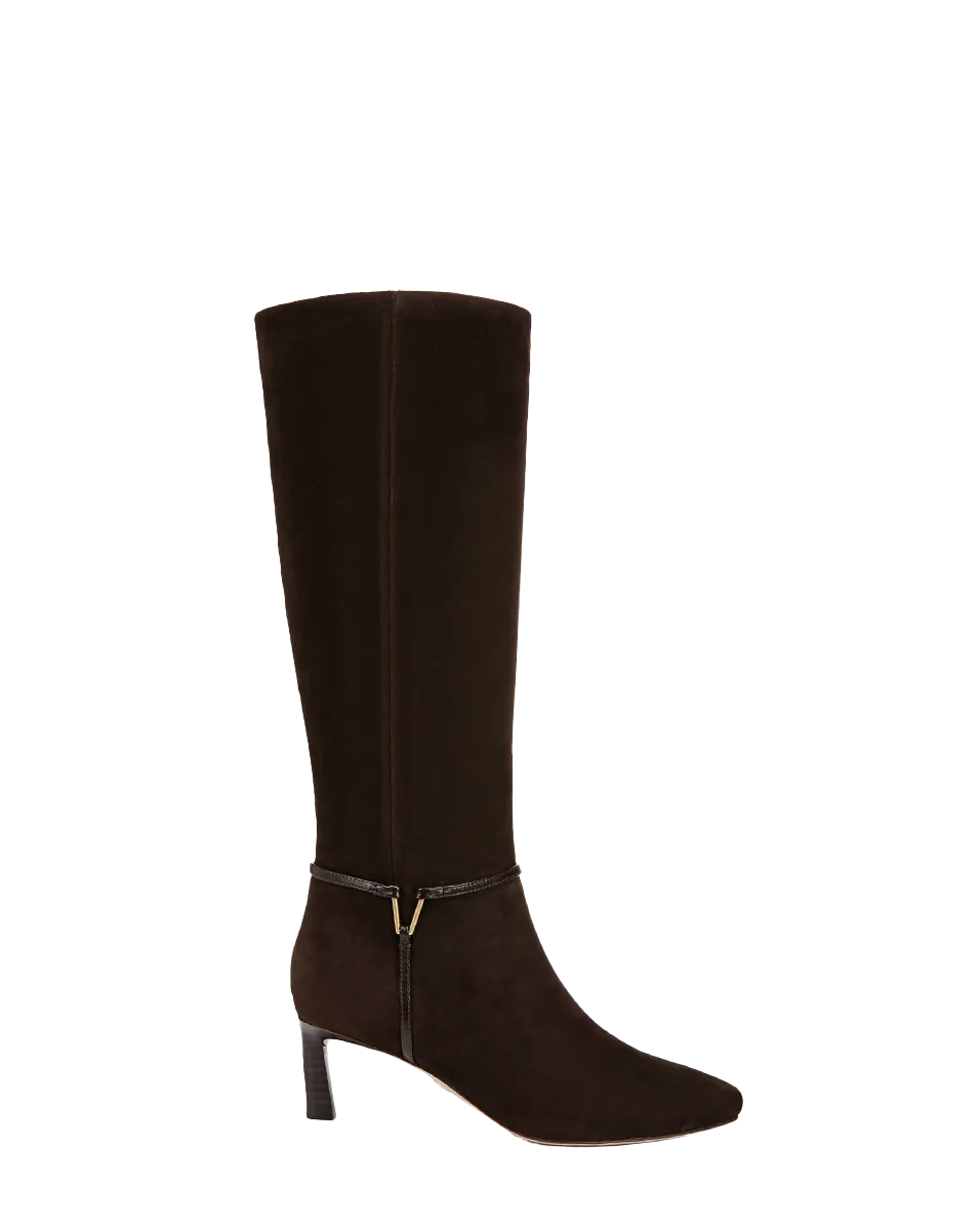 Kenzie Mid-Heel Tall Boot | Wide-Calf