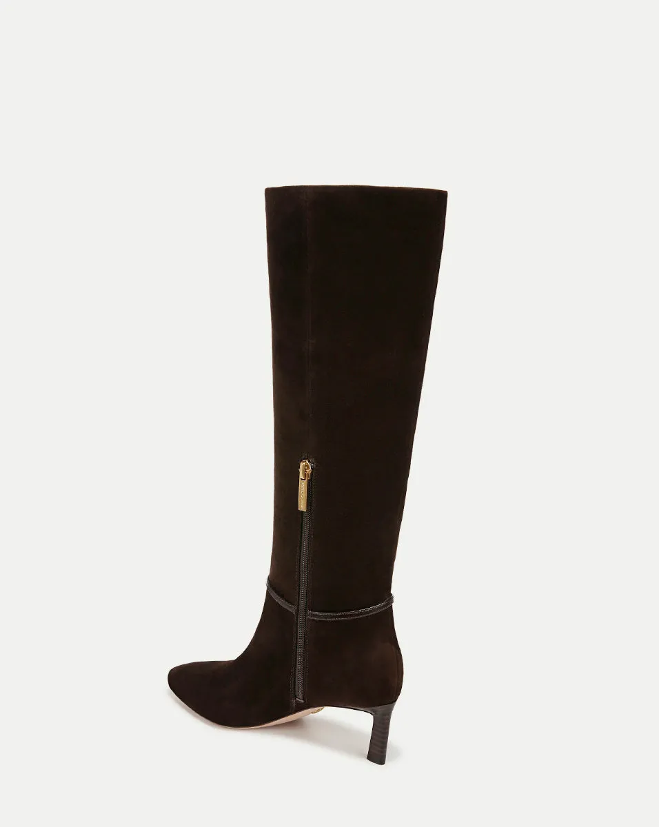 Kenzie Mid-Heel Tall Boot | Wide-Calf