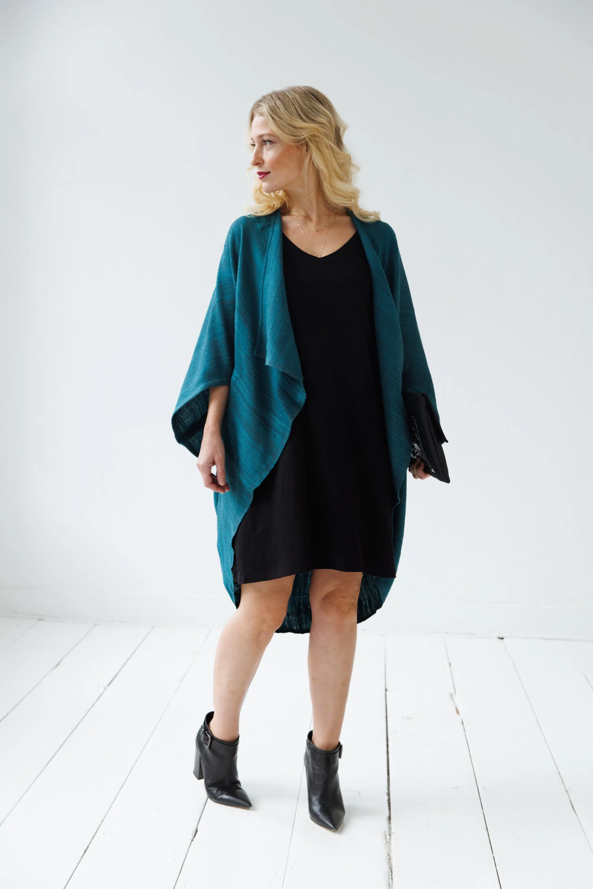 NEW! JIVA Wool Silk Kimono Air