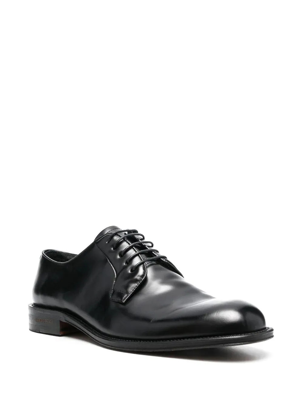 POLISHED-FINISH LACE-UP SHOES