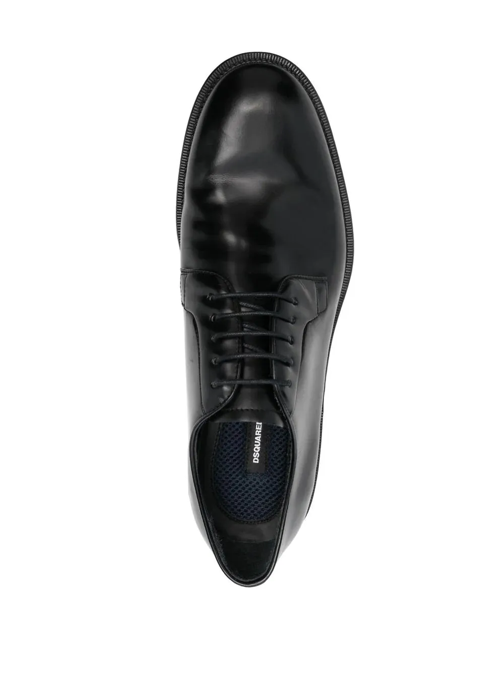 POLISHED-FINISH LACE-UP SHOES