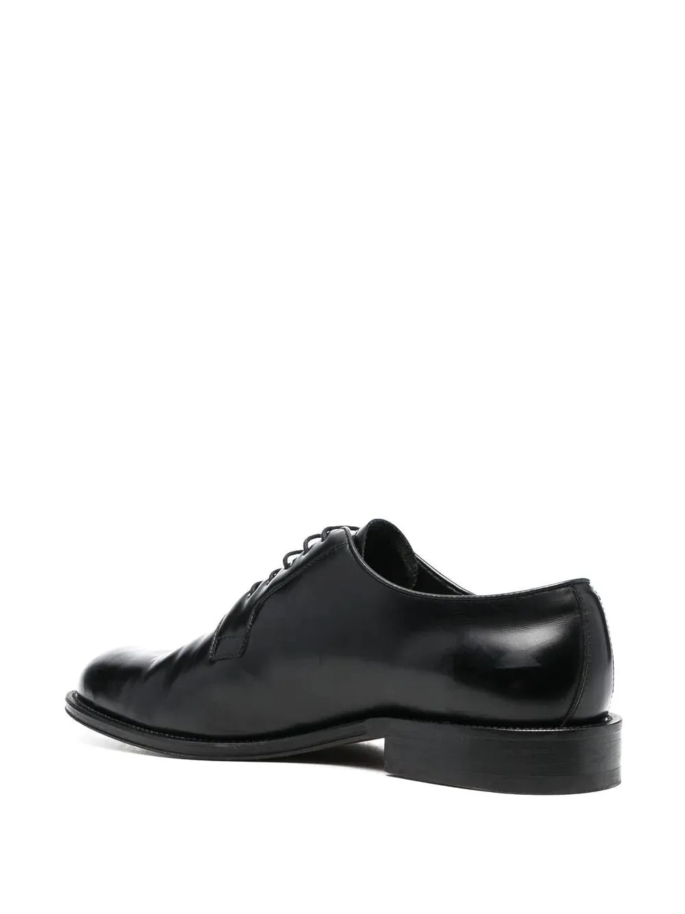 POLISHED-FINISH LACE-UP SHOES