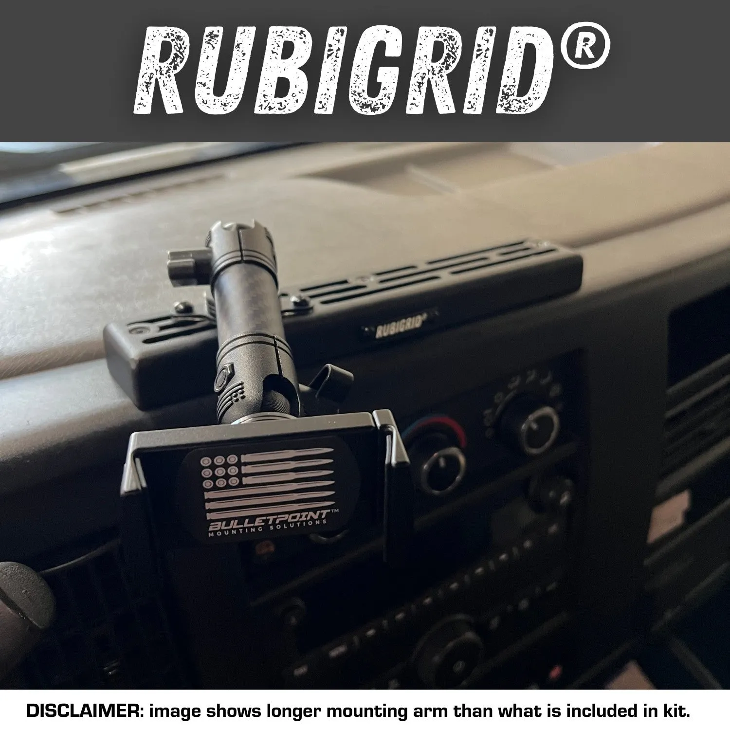 RubiGrid® 2003  Chevrolet Express   GMC Savana Phone Holder Multi-Device Dash Mount