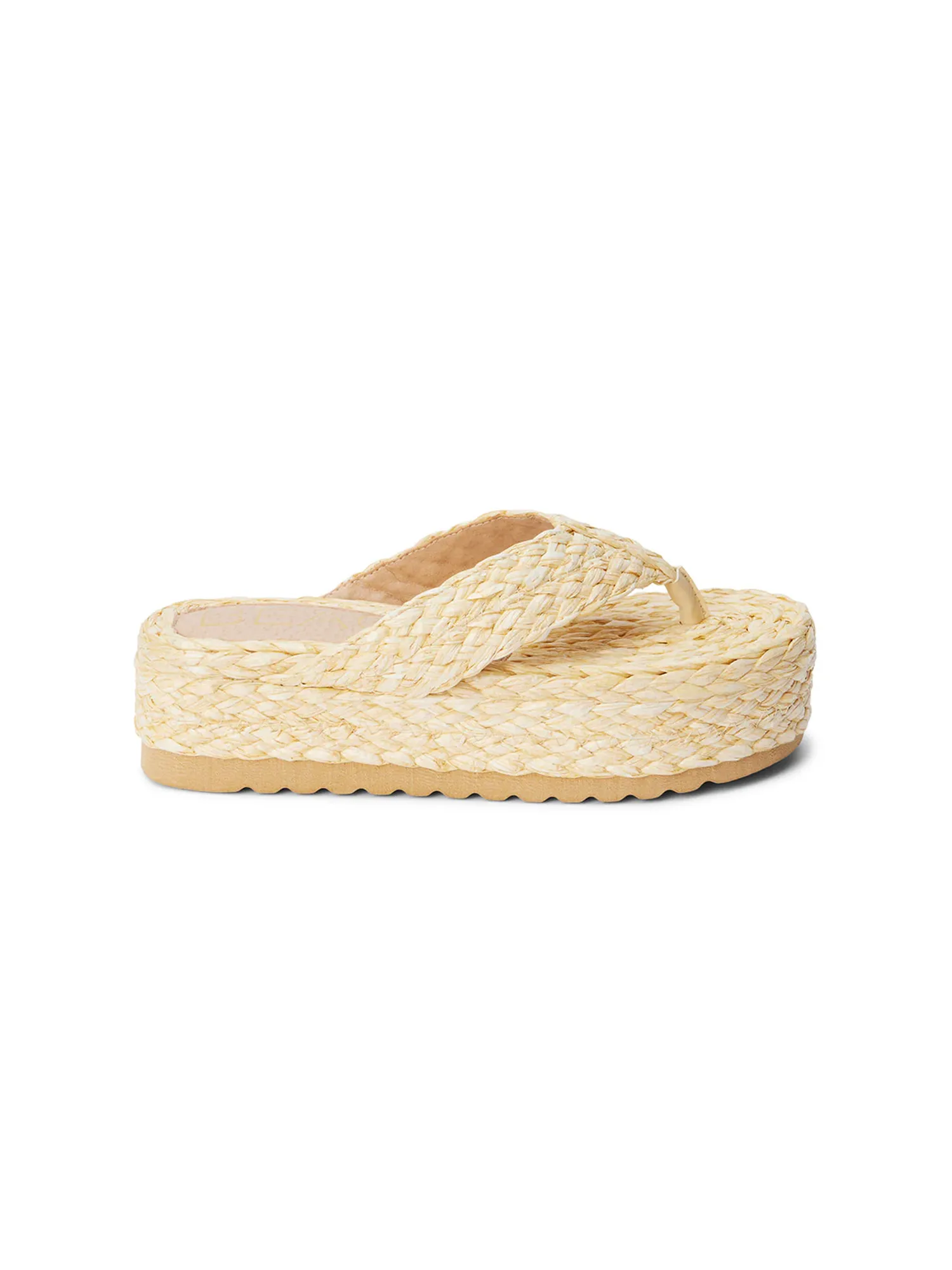 Sailor Raffia Sandal in Natural