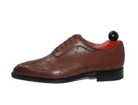 Spokane - MTO - Quilted Cedar Calf - LPB Last - Single Leather Sole