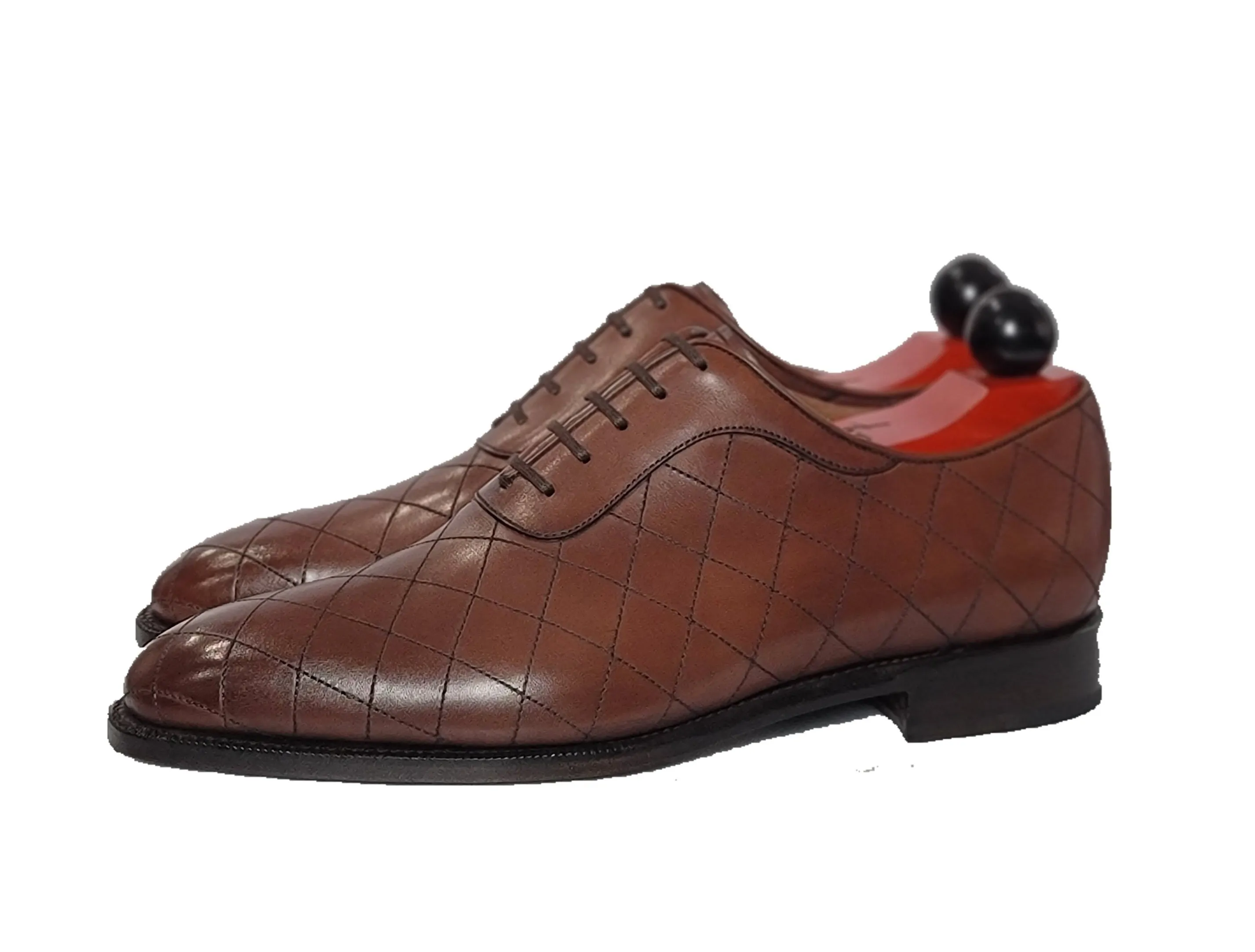 Spokane - MTO - Quilted Cedar Calf - LPB Last - Single Leather Sole