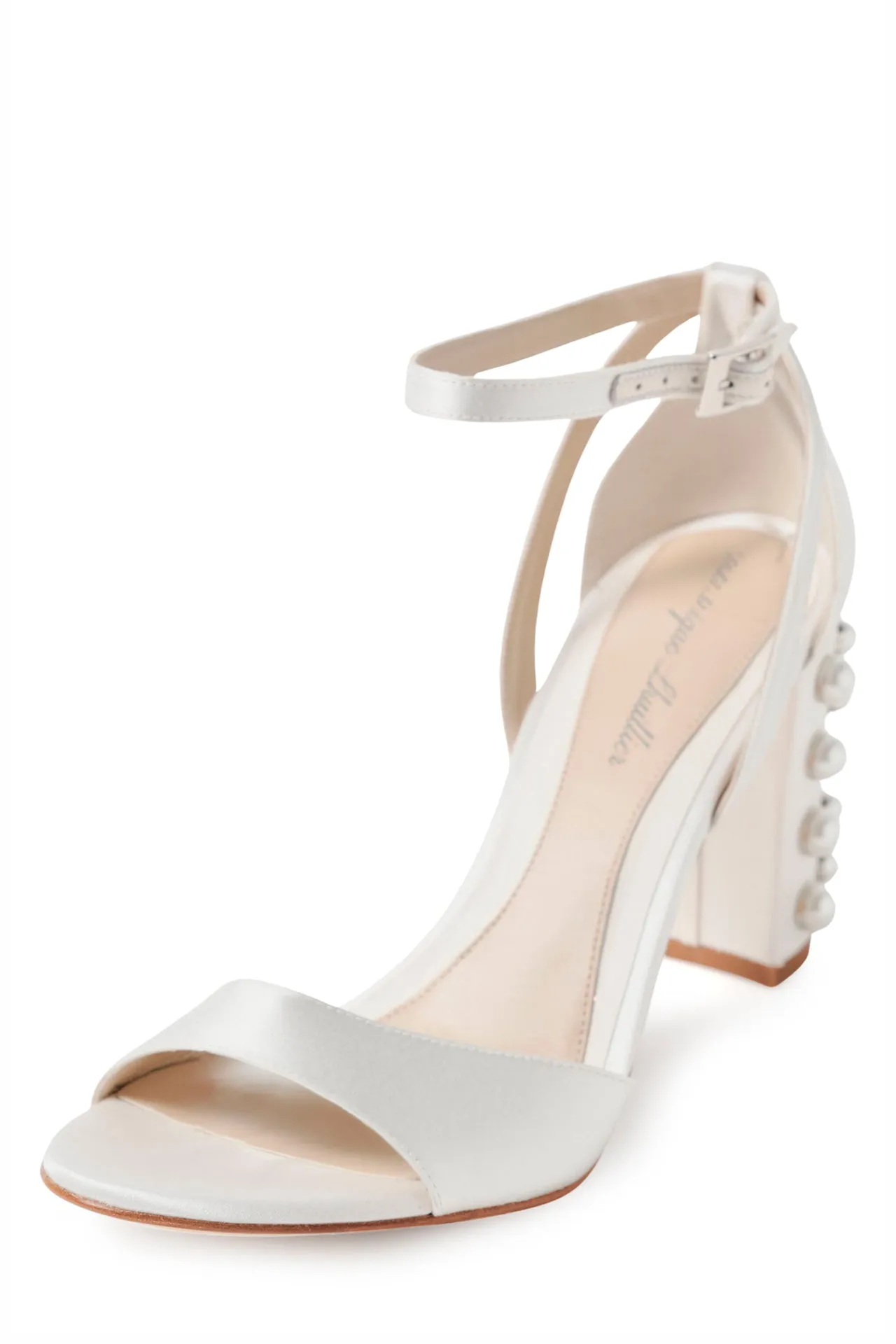 Susanna Pearl Satin Heel