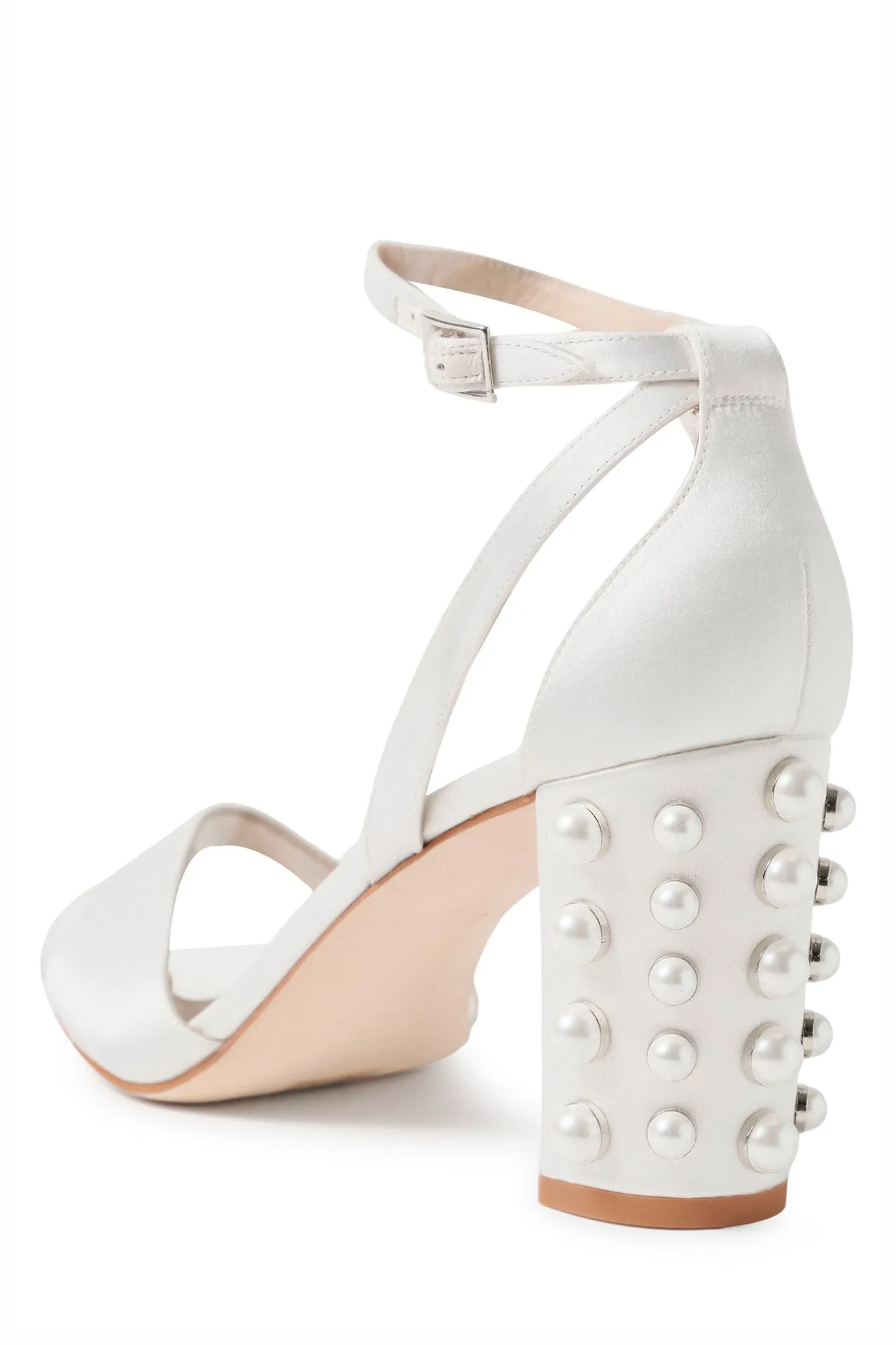 Susanna Pearl Satin Heel