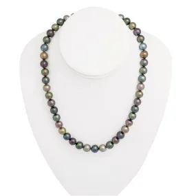 Tahitian pearl strand - Silver clasp - C7AXX420