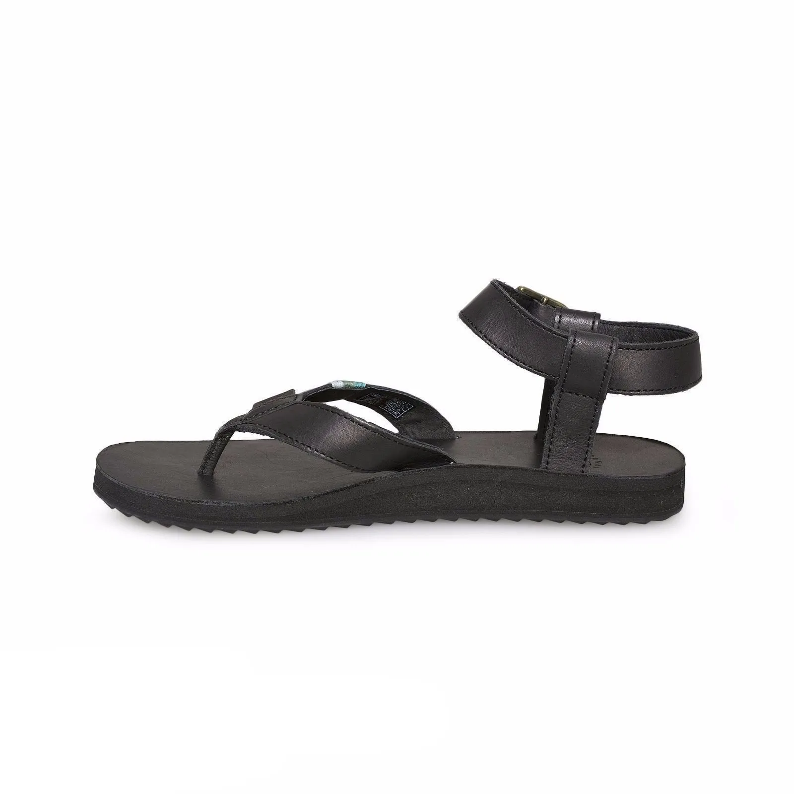 Teva Original Crafted Leather Black Sandal