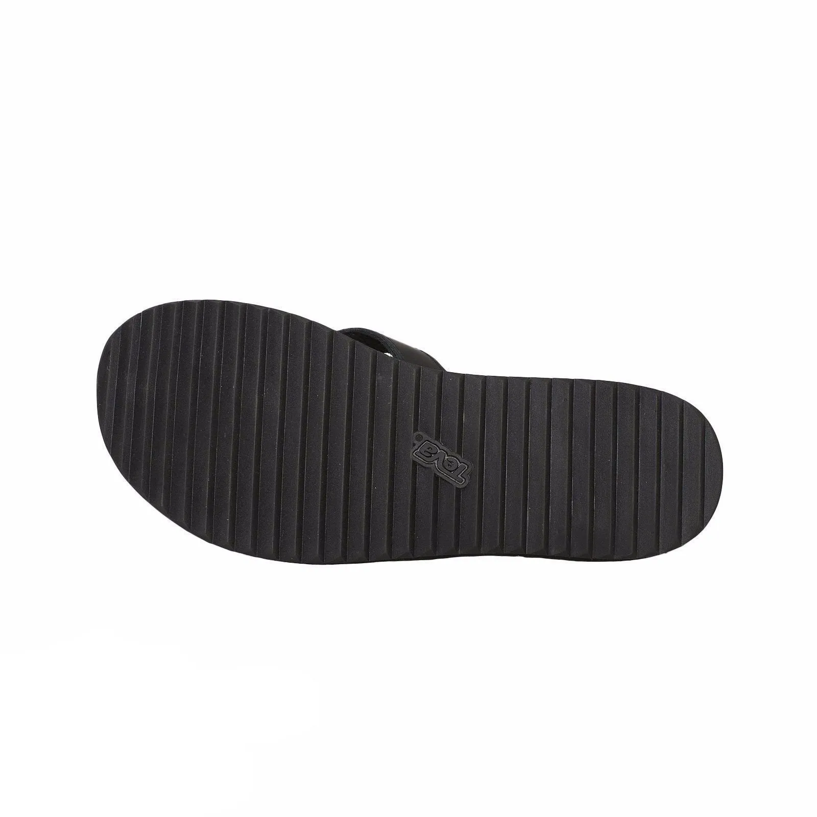 Teva Original Crafted Leather Black Sandal