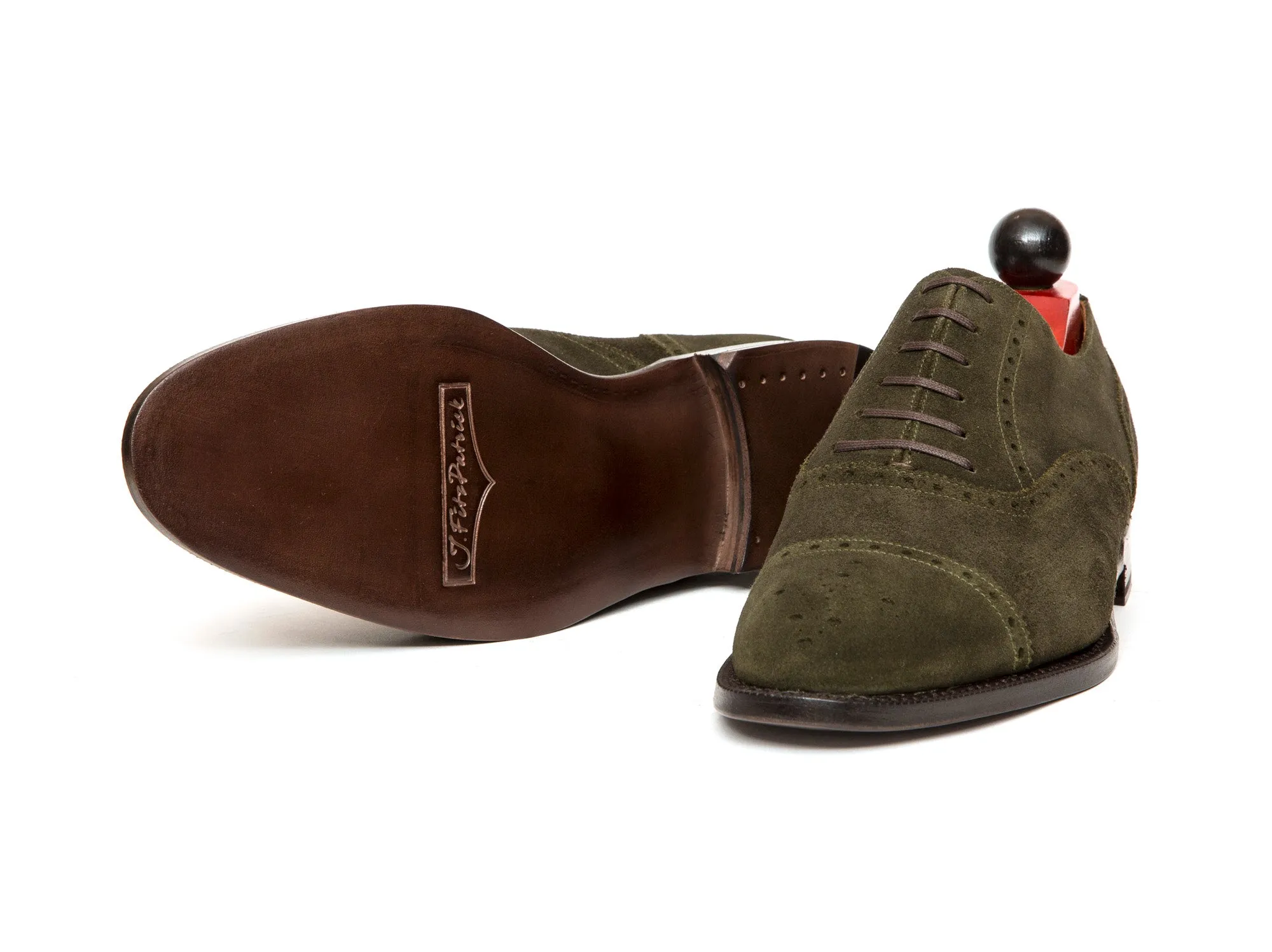 Windermere - MTO - Dark Olive Suede - TMG Last - Single Leather Sole