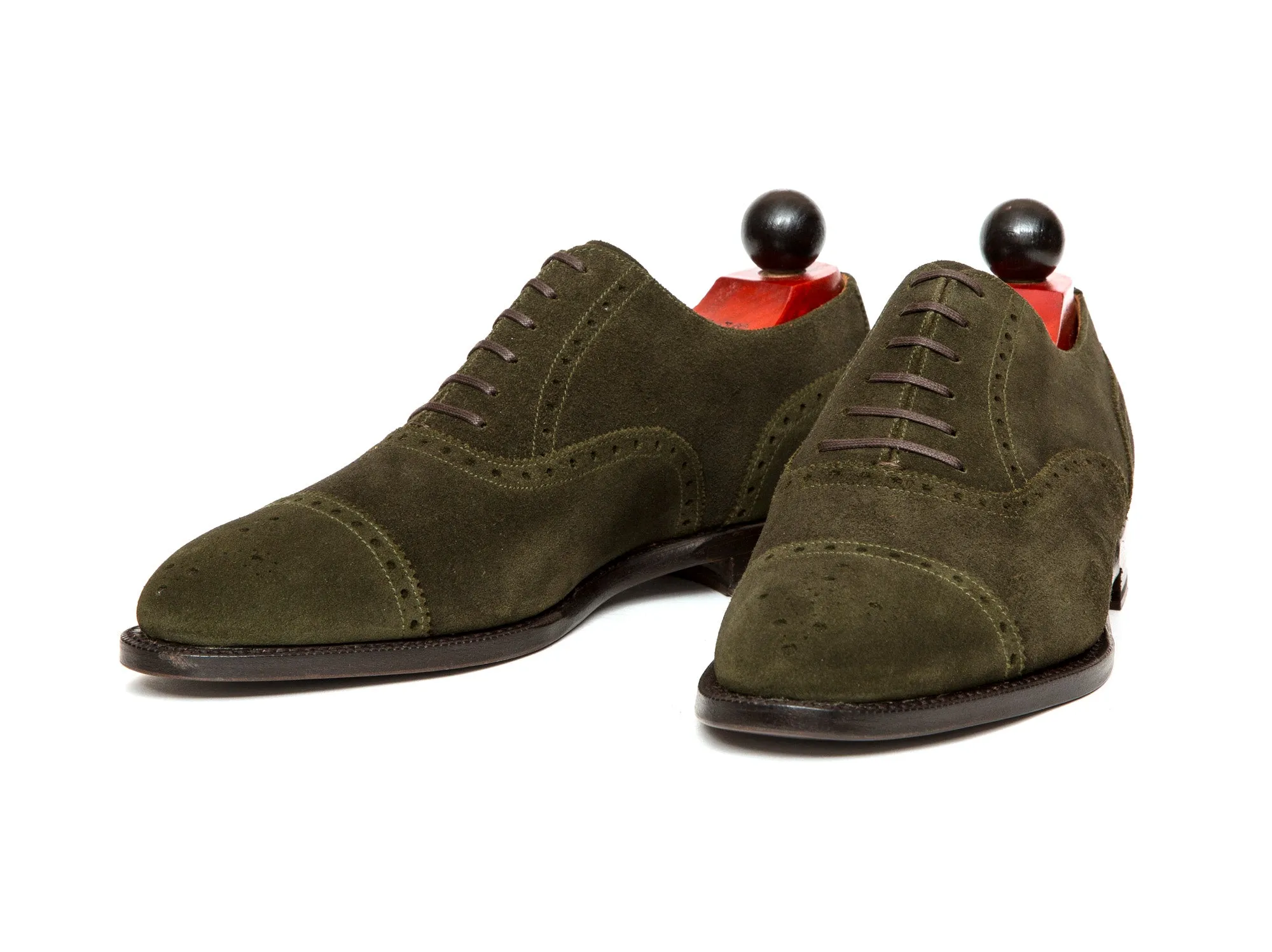 Windermere - MTO - Dark Olive Suede - TMG Last - Single Leather Sole