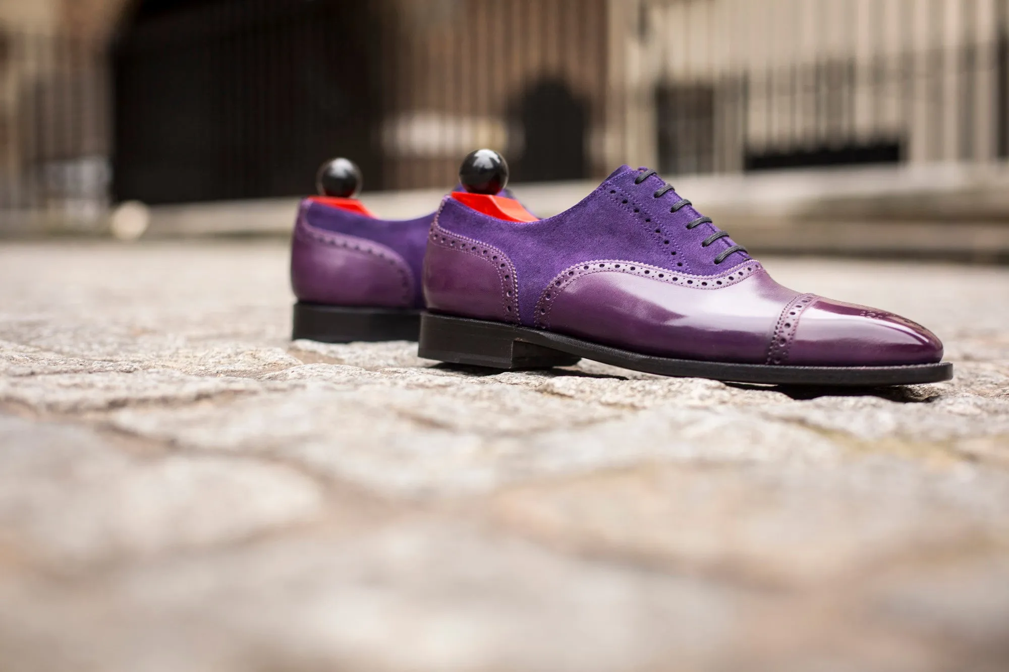 Windermere - MTO - Purple Calf / Purple Suede - LPB Last - Single Leather Sole