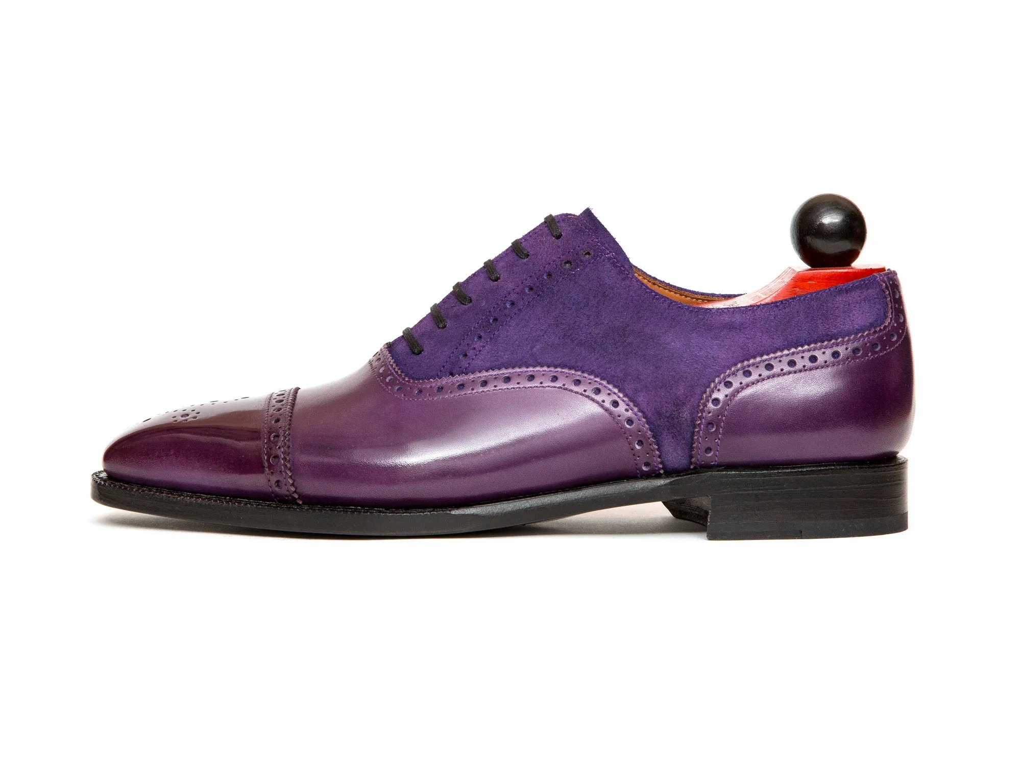 Windermere - MTO - Purple Calf / Purple Suede - LPB Last - Single Leather Sole